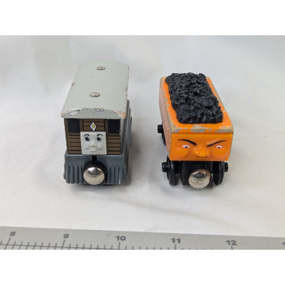 Thomas Train Railway Wooden Toby Fred Pelhay Coal Lot READ